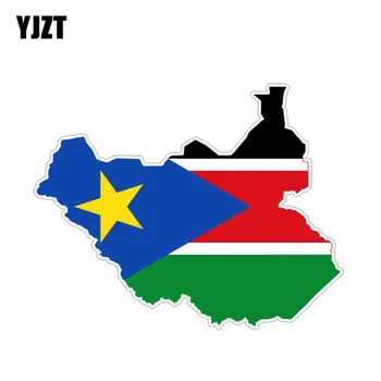 YJZT 14.5 CM*11.3 CM Automobilių Lipdukas Pietų Sudano Langą, Motociklų Lipdukas, Priedai 6-2052