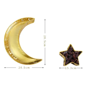 Eid Mubarakas Moon Star Tarnauja Dėklas, Stalo reikmenys Desertas Maisto produktų Laikymo Musulmonų Islamo N58C