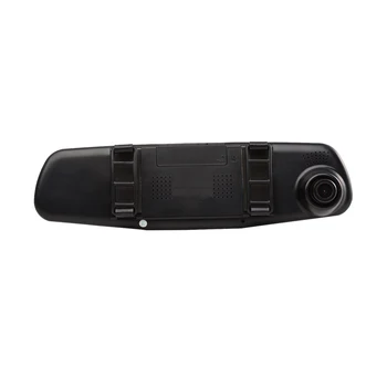 1080P HD 170 Laipsnių F8C 4.3 Colių Stovėjimo išoriniai galinio vaizdo Veidrodėliai TFT Dual Lens Car DVR Brūkšnys Fotoaparato Vaizdo įrašymo 4 užsakymus