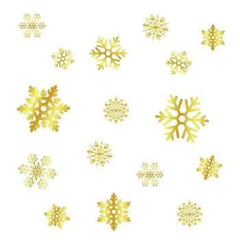2019 Kalėdų aukso namo sienų lipdukai sienų dekoratyvinis lipdukas nuimamas glueless elektrostatinės lipdukai 8.27