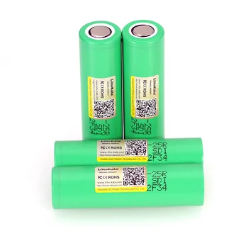 6PCS Liitokala INR18650-25R 18650 2500mAh 3,6 V ličio Įkraunama baterija 20A išleidimo baterijos