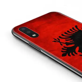 Albanijos Vėliava Erelis atsparus smūgiams gaubtas, skirtas Samsung Galaxy A51 A71 A21S A50 A70 A10 A10S A20 A20E A30S A31 Telefono Minkšto silikono Apvalkalas