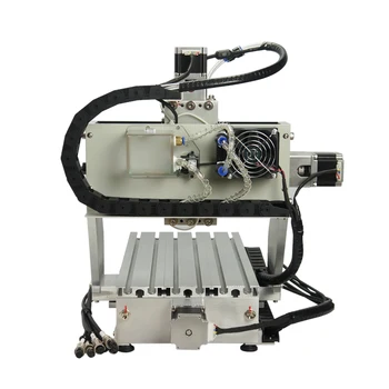 Pramonės mini cnc graviravimo staklės cnc 3020 mediena maršrutizatorius cnc frezavimo mašina su rankratis vandeniu aušinamas ašinis variklis, 800W