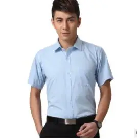 Pavasario/vasaros 2017 vyriški marškiniai verslo atsitiktinis paprasto spalvos vyriški marškiniai G-81