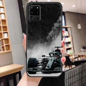 Lewisas Hamiltonas automobilių 44 Lenktynių Telefono dėklas, Skirtas Samsung Galaxy Note 4 8 9 10 20 S8 S9 S10 S10E S20 Plius UITRA Ultra black prabanga