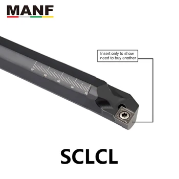MANF 40mm S32T-SCLCR09 Staklės, Pjovimo Vidaus Gręžimo Įrankis CNC Tekinimo CCMT Karbido Įdėklai Staklės, Tekinimo Įrankio Laikiklis Tekinimo Chise