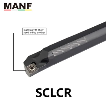 MANF 40mm S32T-SCLCR09 Staklės, Pjovimo Vidaus Gręžimo Įrankis CNC Tekinimo CCMT Karbido Įdėklai Staklės, Tekinimo Įrankio Laikiklis Tekinimo Chise