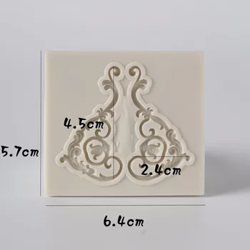 Minkštas silikono formos minkštas pelėsių tortas dekoravimo priemonės šokolado gumpaste pelėsių SM-179