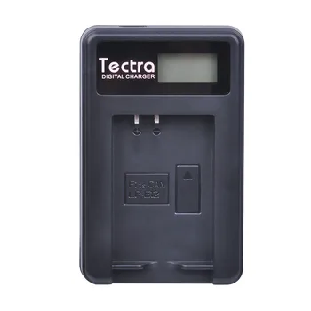 Tectra 3Pcs LP-E12 LPE12 Kamera Bateria + LCD USB Kroviklis skirtas Canon M 100D Kiss X7 Rebel SL1 EOS DSLR M10