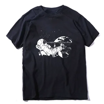 COOLMIND medvilnės kosmoso vyrų spausdinti vyrų marškinėliai atsitiktinis vyrų marškinėlius prarasti trumpomis rankovėmis t-shirt vyrai vyrai tee marškinėliai topai