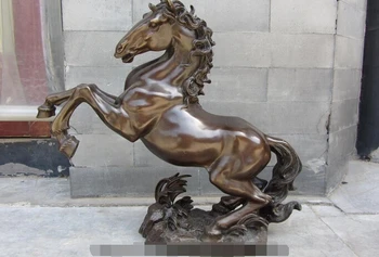 17 Kinijos Royal Vario ir bronzos Feng Shui Pasisekė Turtus Veikia Jodinėjimas Žirgais, Statula