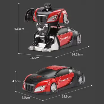 Nuotolinio valdymo automobilis Vienas pelės mygtuku spustelėkite deformacijos Robotas 360° Pasukti Drift Su šviesa, Lipti Sienos RC Automobilių Dvitinklis režimas Nuotolinio valdymo automobilio žaislai