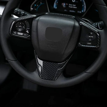 Anglies Pluošto Stiliaus Vairas Apdailos Interjero Lipdukas, skirtas Honda Civic 2020 m. 2018 m. 2019 m. 2016 m. 2017 m.