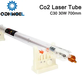 QDHWOEL SPT C30 700MM 30W Co2 Lazerio Vamzdelio CO2 Lazerinis Graviravimas Pjovimo Staklės