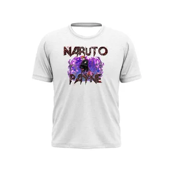 Naruto Vasarą Naujas Mados vyriški Apvalios Kaklo Marškinėliai Pora trumparankoviai Anime Atsitiktinis Mados T-Shirt