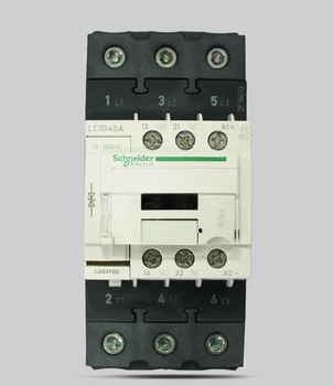 LC1D40ABD Trijų polių kontaktoriaus 3P 40A 24VDC vienas atviras ir vienas arti KINTAMOSIOS apkrovos galios faktorius lygus arba didesnis už 0.95