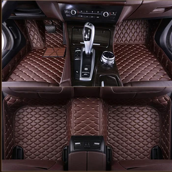 Automobilio grindų kilimėliai Jaguar XF XE XJL XJ6 XJ6L F-TEMPAS F-TIPĄ, prekės ženklą, įmonė minkštas automobilių reikmenys, automobilių stilius Užsakymą grindų kilimėliai Raudona