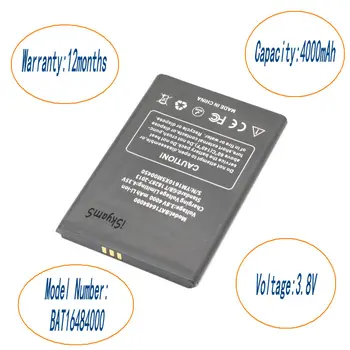 ISkyamS 5vnt 4000mAh BAT16484000 Aukštos Kokybės Li-ion Bateriją už Doogee X5 MAX X5MAX Pro Batterie Batterij Bateria