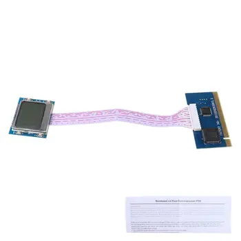 PCI Plokštė Diagnostinis Testeris Analizatorius LCD Po Bandymo Kortelę Desktop Laptop