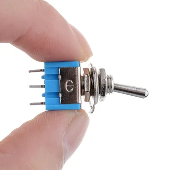Miniatiūriniai Mažas Mini Perjungti Jungiklį MTS102 Tris-antras žingsnis-žingsnis bangų perjungimas Sūpynės jungiklis
