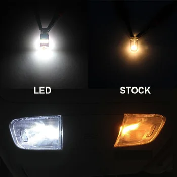 12pcs Balta Lemputė LED Automobilių Šviesos Interjero Rinkinys 2005-2009 Hyundai Tucson Žemėlapis Dome Kamieno Daiktadėžė Lempos