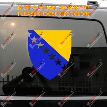 Bosnija ir Hercegovina herbas Lipdukas Lipdukas Automobilių Vinilo pasirinkti dydžio, ne bkgrd