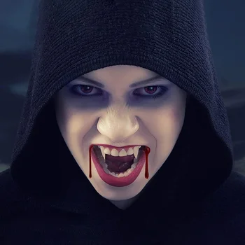 Helovinas Šalis Cosplay Prop Apdailos Vampyro Dantų Zombie Dvasios Velnias Siaubo dirbtiniai Dantys Ilčių dantų Protezus Kostiumas 5ZHH033