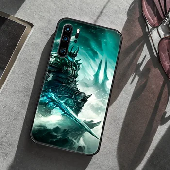 World of Warcraft žaidimo Telefoną Atveju Huawei P Mate 10 20 30 40 Lite Pro smart Z 2019 nova 5t juodos spalvos Korpuso Dažymo Coque Minkštas