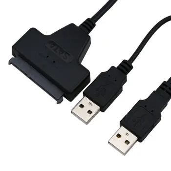 USB2.0 SATA 7+22Pin į USB2.0 Adapterio Kabelis, Skirtas 2.5 