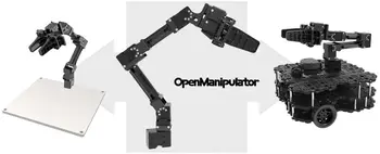 RM-X52-TNM (OpenManipulator) Atviro kodo robotų rankos už TurtleBot3 pliurpalas PI