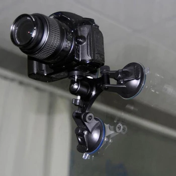 Automobilio Savininkas Triple Vakuuminį siurbtuką tvirtinimas DJI Osmo Kišenėje Kameros Stabilizatorius Priedų su Plėtimosi Adapteris