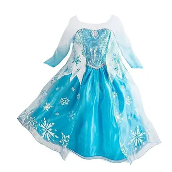 Vaikai Kalėdų Kostiumai Mergaitėms Princesė Suknelės Elsa Cosplay Kostiumai, Mergaitės Naujųjų Metų Kamuolys Fantazijos Vakaro Suknelės
