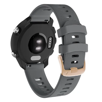 20mm Minkšto Silikono Watchband Garmin Forerunner 245/645/Vivoactive 3/Vivomove HR Smart Apyrankę Žiūrėti Juosta Spalvinga Apyrankė