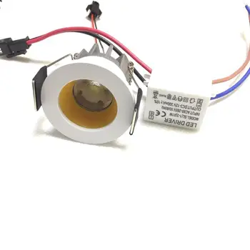 10 Pakimba 3 W LED Mini Einbauleuchte Maþdaug verstellbarer Vietoje Deckenlampe 220 V LED-Schrankleuchte