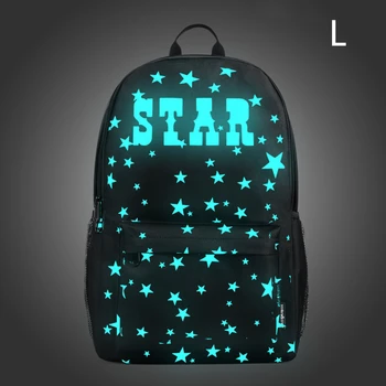 Mados kompiuterio krepšys paauglių mokyklos maišą 2020 naujas unisex glow-in-the-dark lauko kuprinė gali būti derinami su LOGOTIPU, kuprinė