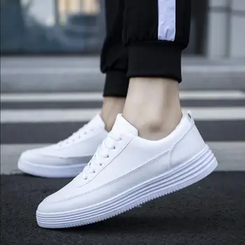 Super tikri vyrai balti sportbačiai 2020 m. aukštos kokybės dizaineris vyrų batų stilingas aukštos viršaus platforma vyrų drobė batai zapatillas vyrai