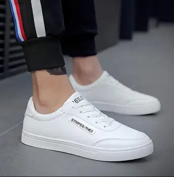 Super tikri vyrai balti sportbačiai 2020 m. aukštos kokybės dizaineris vyrų batų stilingas aukštos viršaus platforma vyrų drobė batai zapatillas vyrai