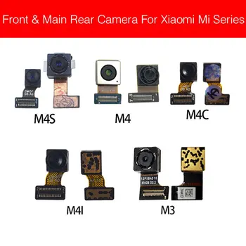 Galinio vaizdo Kamera Už Xiaomi Mi Mi 2 2A 2S 3 4 4c 4i 4S Atgal ir Priekinė Kamera Flex Juostelės Kabelis, Pakeitimas, Remontas, Dalys Geros Išbandyti