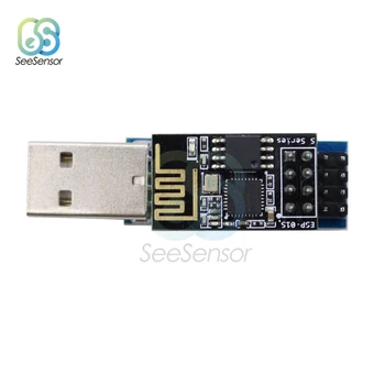 CH340C USB ESP8266 Serijos ESP-01 ESP01 Belaidžio Wifi Developent Valdybos Modulis Arduino Programuotojas Adapteris