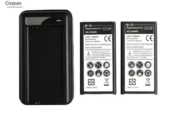 2x 3800mAh EB-BG900BBC BBE Bateriją + USB Įkroviklis Samsung Galaxy S5 SV I9600 G900A G900P G900R4 G900T G900V G860