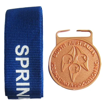 Gamyklos Tiekimo Užsakymą Suvenyrų Vario Australijos Čiuožyklos Medalis su Kaspinu k 200143